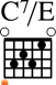 Chords C7_e