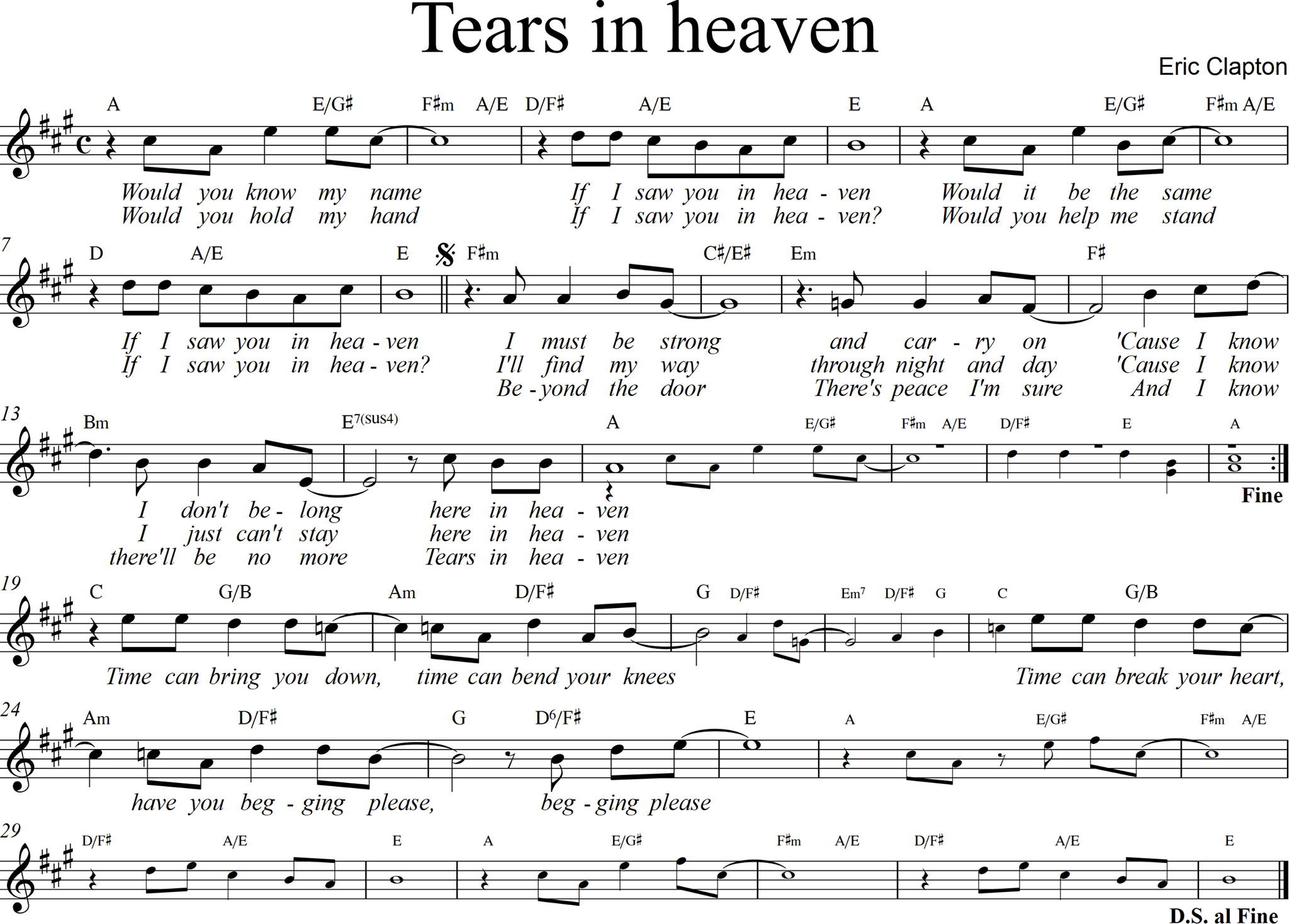 Tears in heaven arranged by masa sumide torrent bambus no invierno filme download torrent